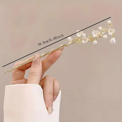 Chinese Tassel Hair Stick | Elegant Floral Hairpin & Hair Jewelry for Women
