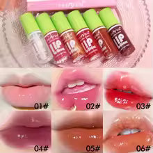 6PCS Lip Glaze Set | Mirror Finish, Long-Lasting & Deeply Hydrating Lip Gloss