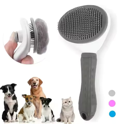 Pet Grooming Glove | Cat & Dog Deshedding Brush & Massage Mitt for All Coat Types